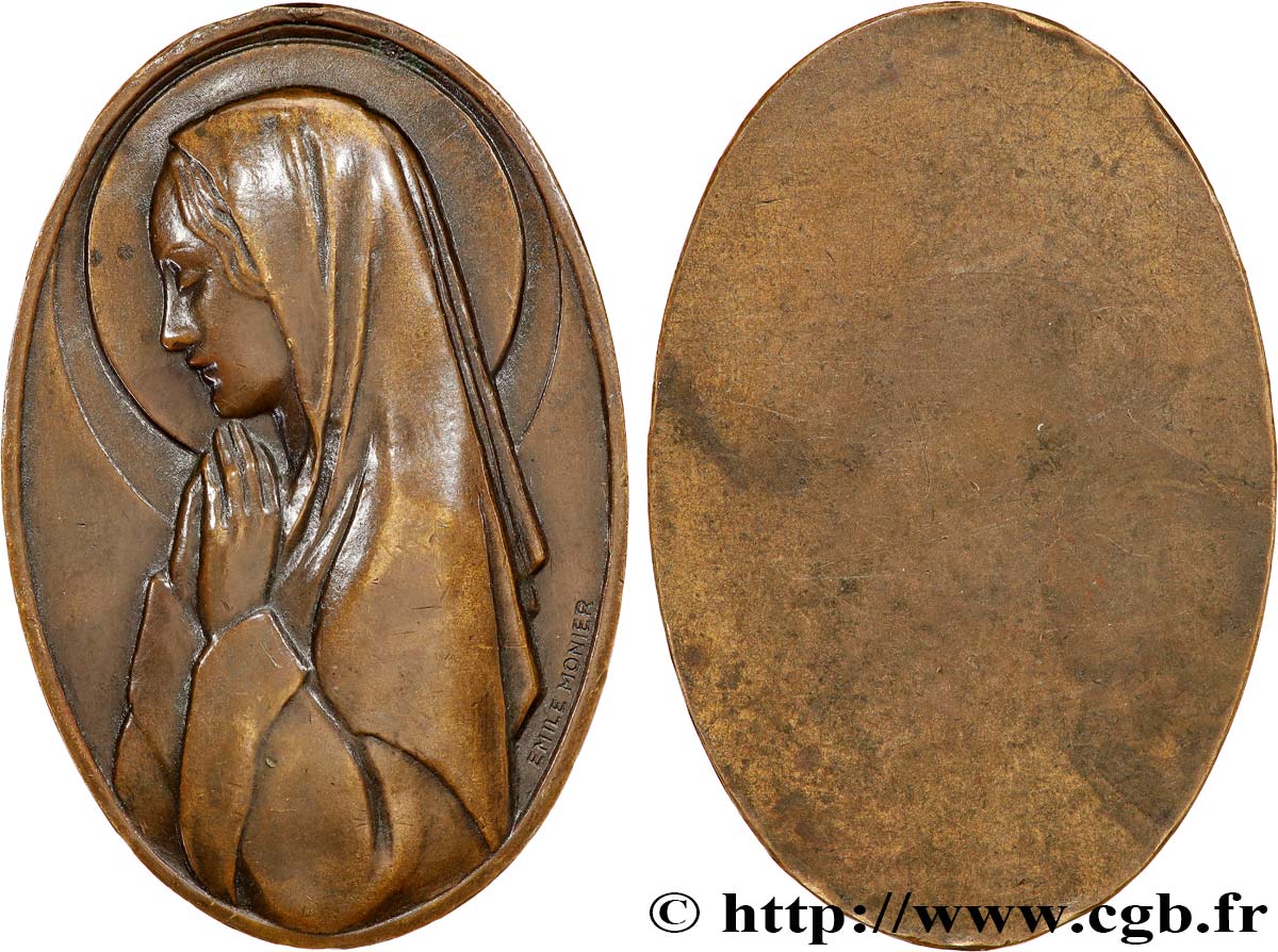 MÉDAILLES RELIGIEUSES Médaille, Vierge Marie TTB+