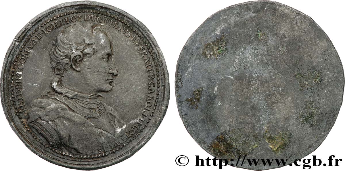 LORRAINE Médaille, Ferri I, comte de Vaudémont, tirage uniface TTB