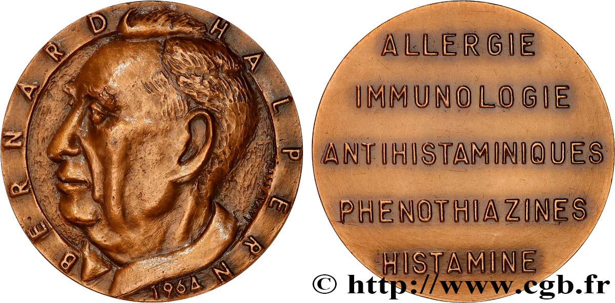 SCIENCE & SCIENTIFIC Médaille, Bernard Halpern AU