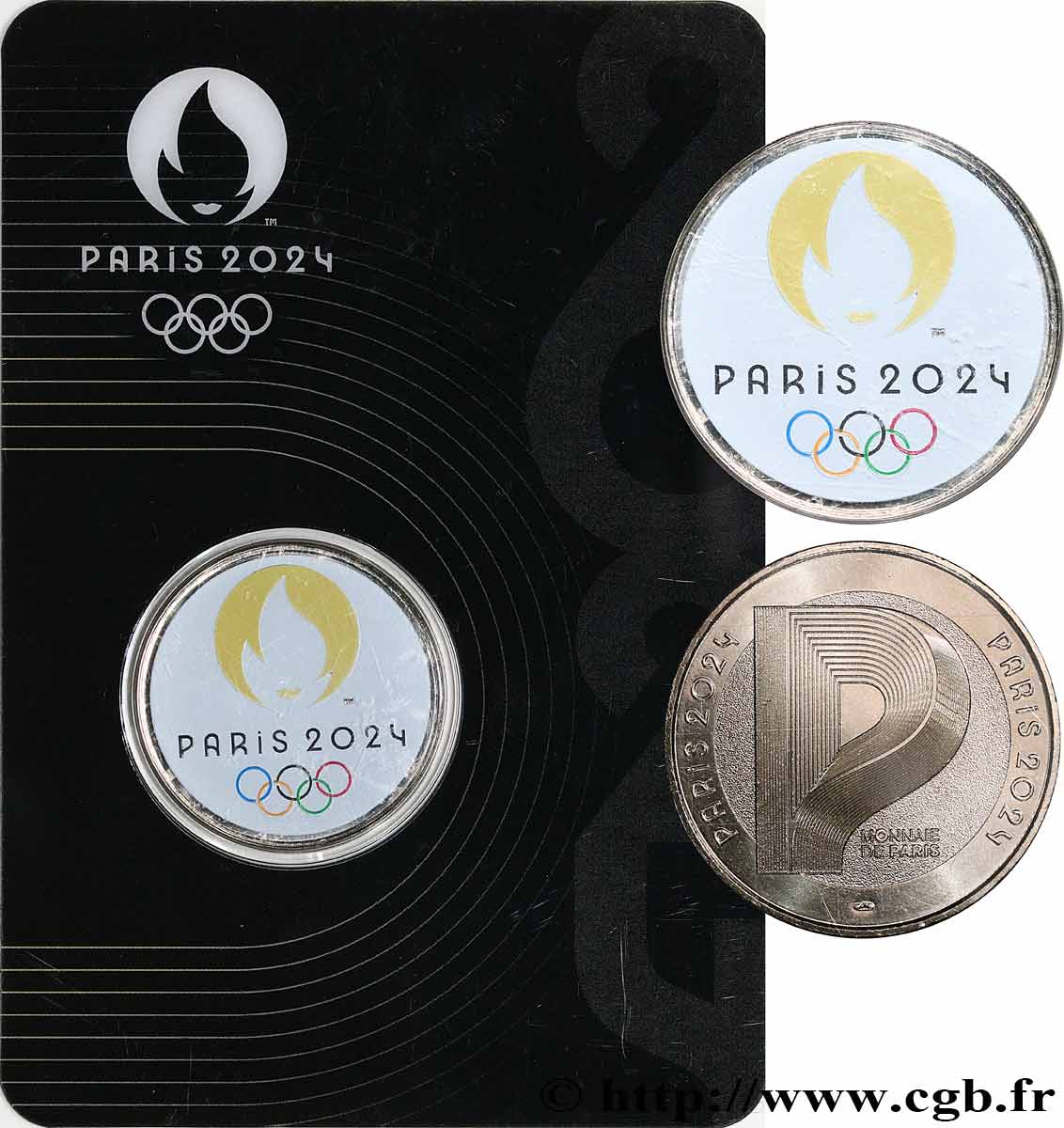 JEUX OLYMPIQUES Médaille, Jeux Olympiques de Paris 2024 FDC