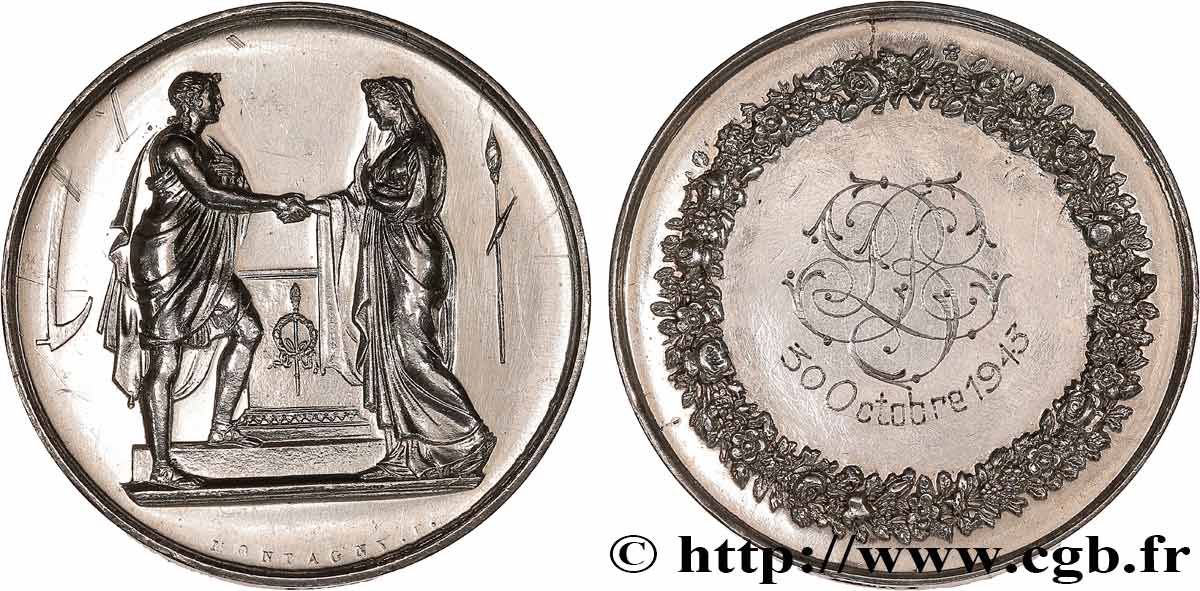 AMOUR ET MARIAGE Médaille de mariage TTB+