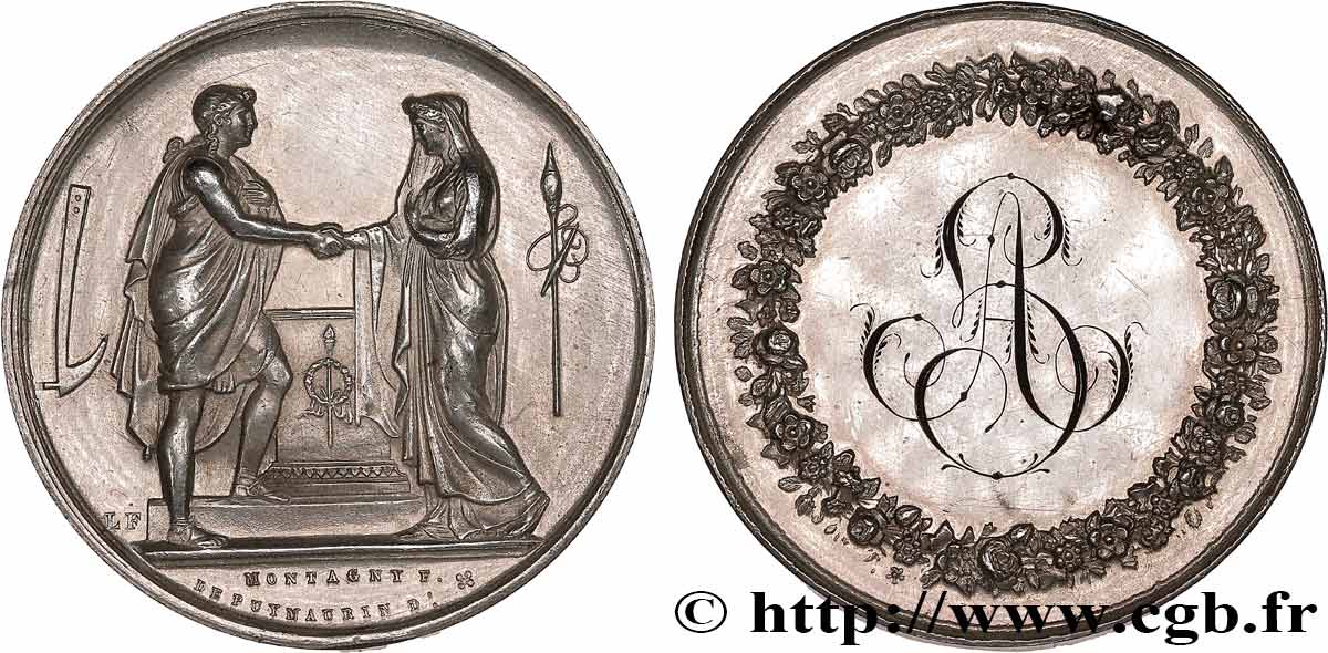 AMOUR ET MARIAGE Médaille de mariage fVZ