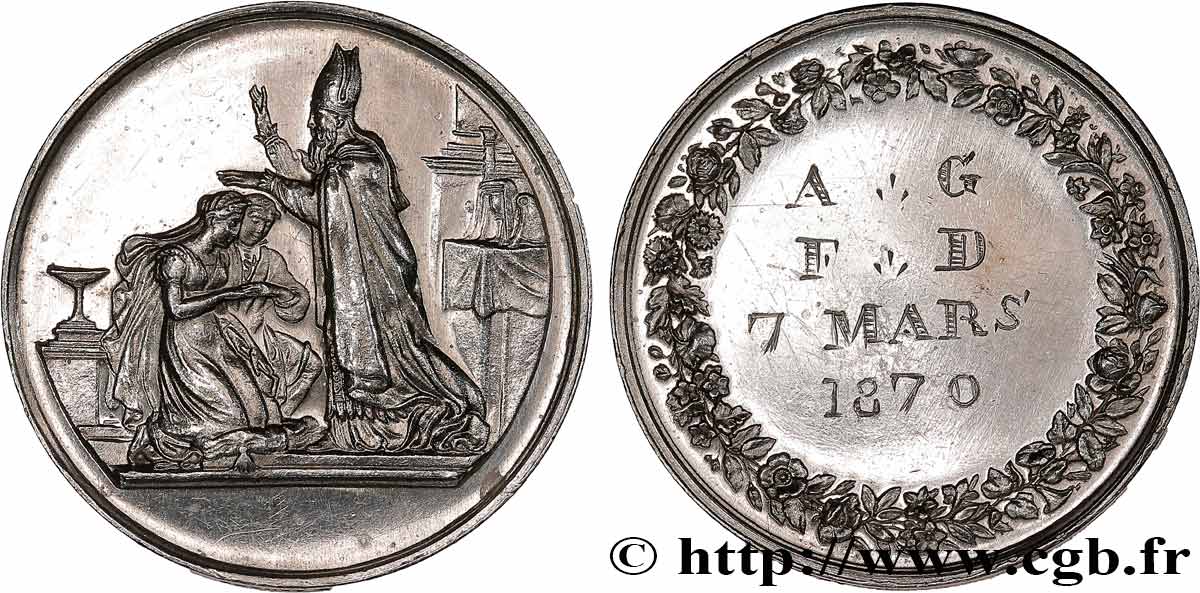 AMOUR ET MARIAGE Médaille de mariage TTB