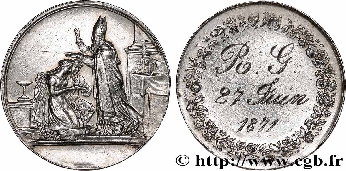 AMOUR ET MARIAGE Médaille de mariage fSS