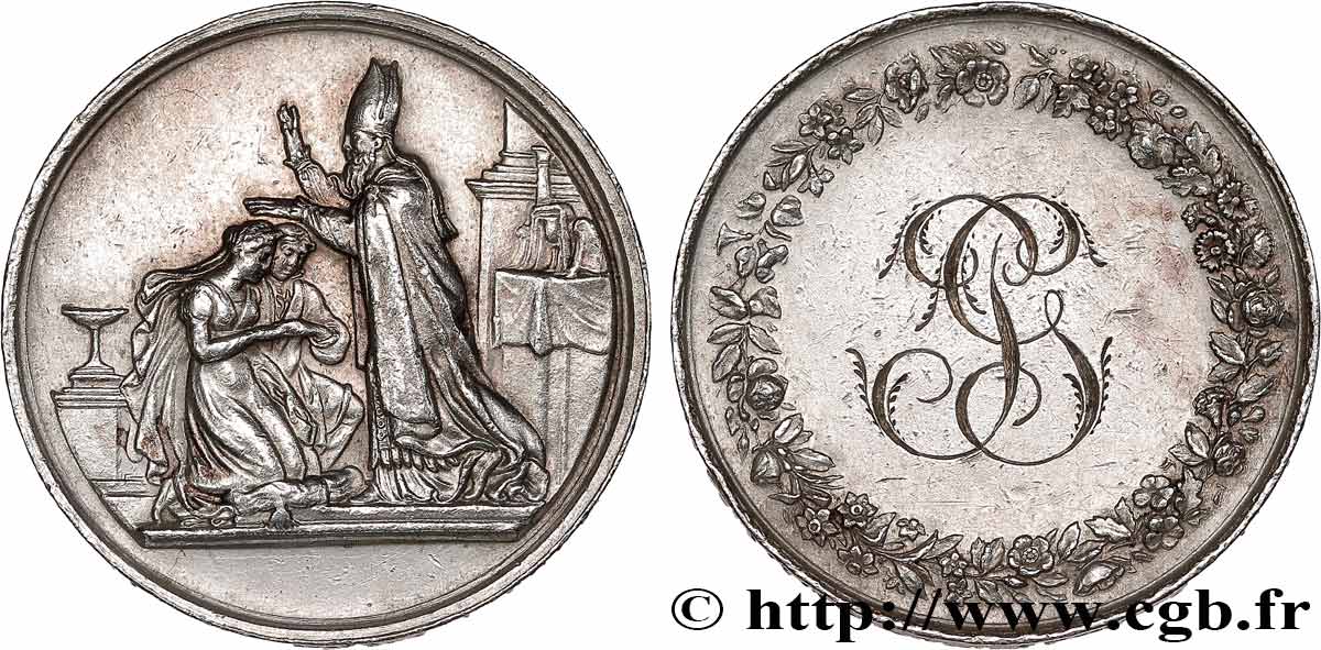 AMOUR ET MARIAGE Médaille de mariage TTB