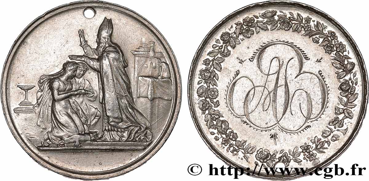 AMOUR ET MARIAGE Médaille de mariage TTB