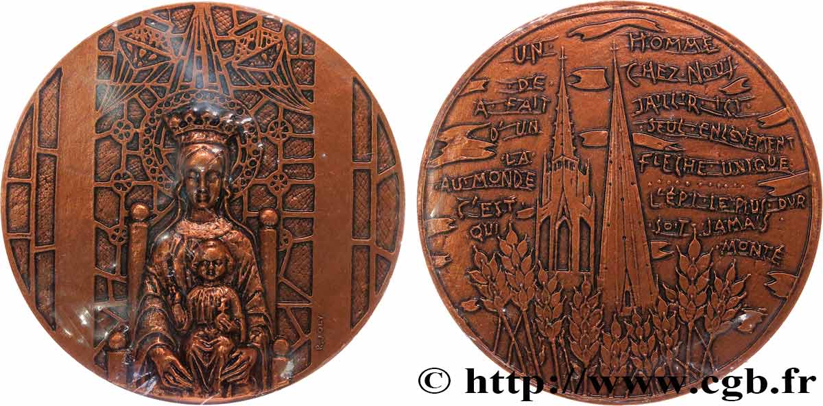 MÉDAILLES RELIGIEUSES Médaille, Vierge à l’enfant FDC