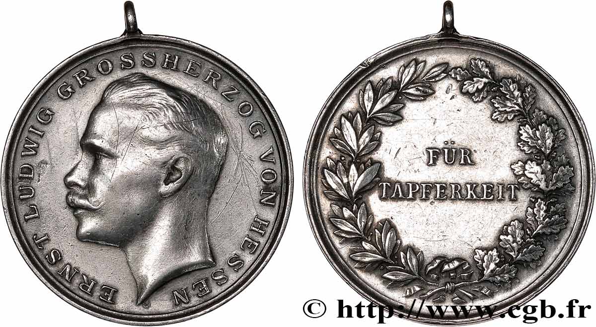 GERMANY - HESSE Médaille, Pour la bravoure VF