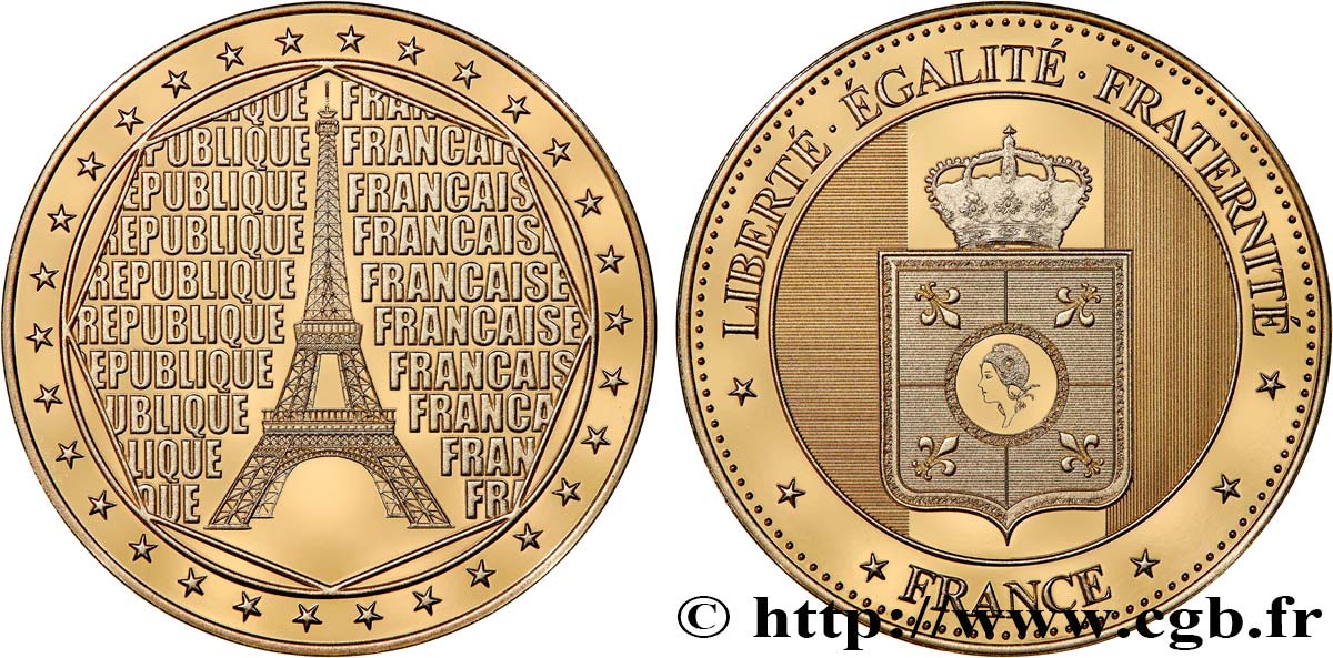 CINQUIÈME RÉPUBLIQUE Médaille, République française SPL