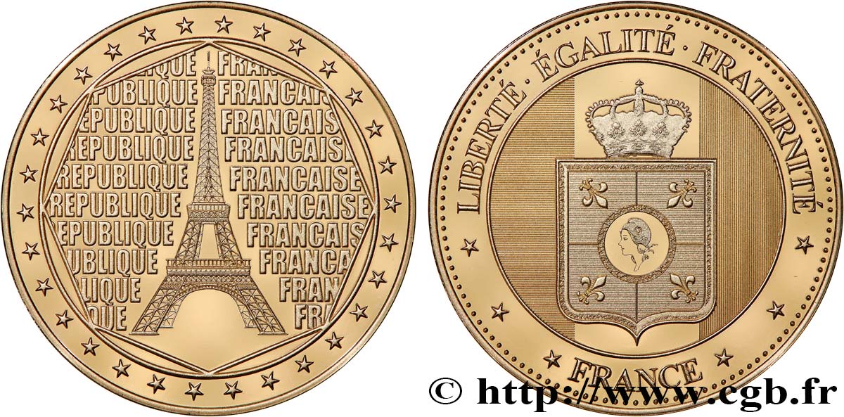 CINQUIÈME RÉPUBLIQUE Médaille, République française SPL