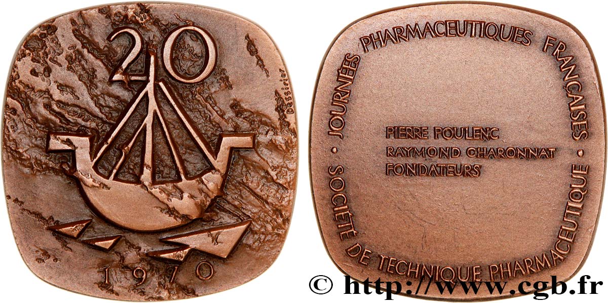PHARMACIENS-APOTHICAIRES Médaille, Journées pharmaceutiques françaises VZ