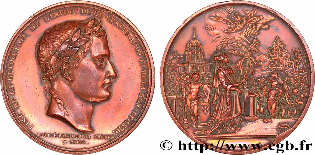 LOUIS-PHILIPPE Ier Médaille pour l’ouvrage de L. Vivien, retour des cendres de Napoléon Ier TTB