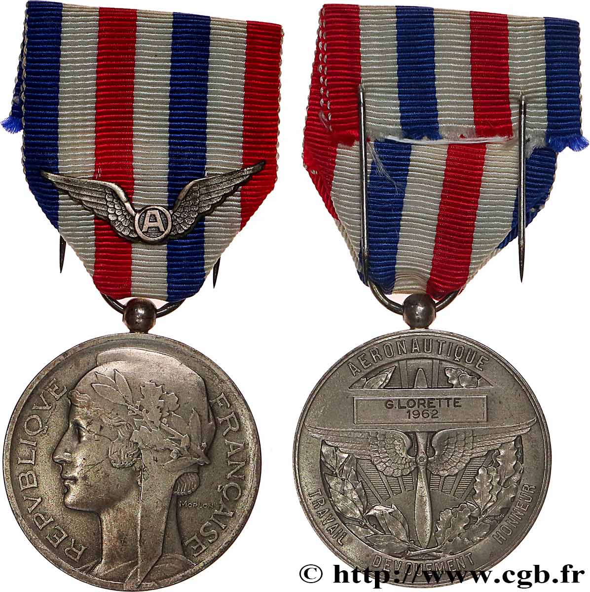 V REPUBLIC Médaille d’honneur, Aéronautique AU