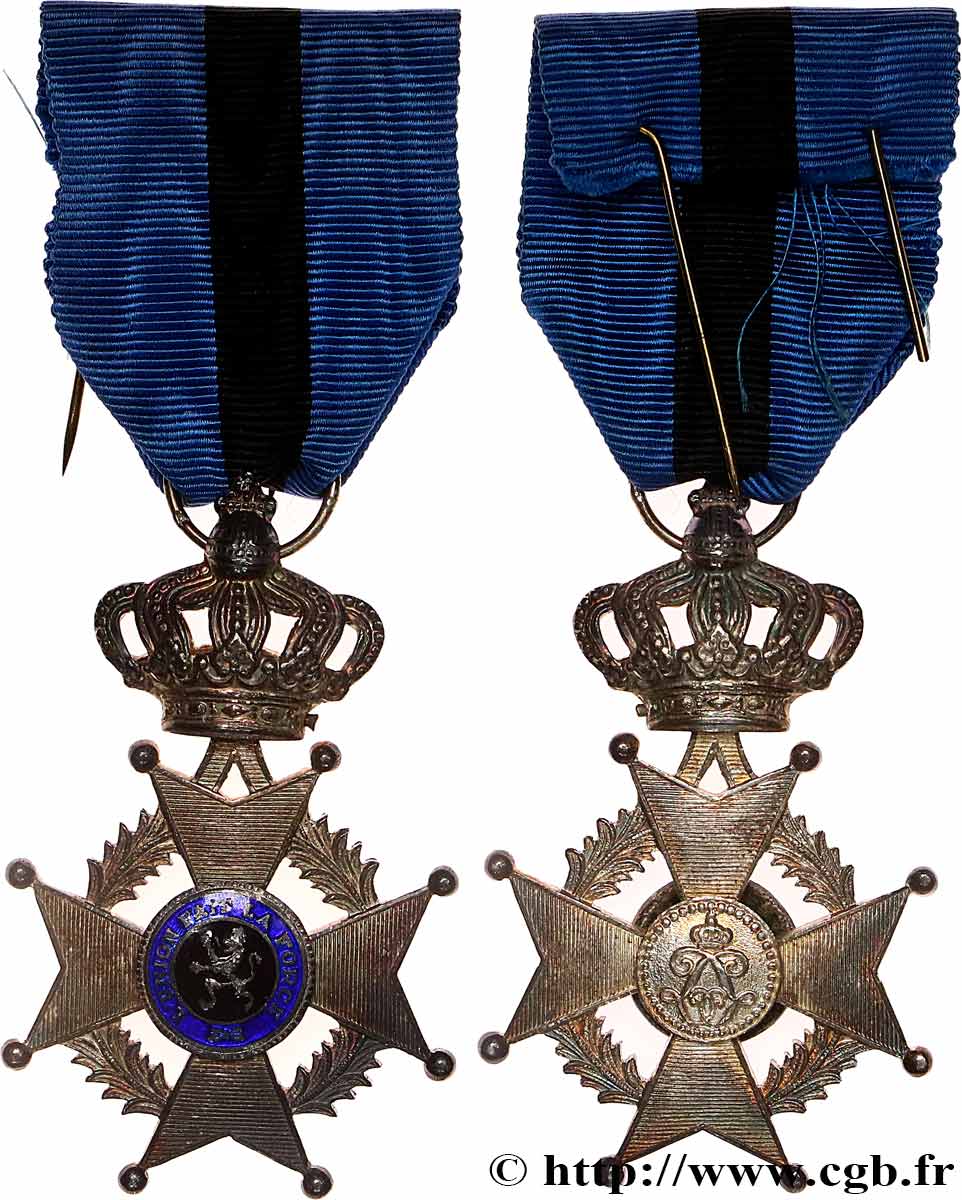 BELGIQUE - ROYAUME DE BELGIQUE - LÉOPOLD II Médaille, Ordre de Léopold II, Chevalier AU