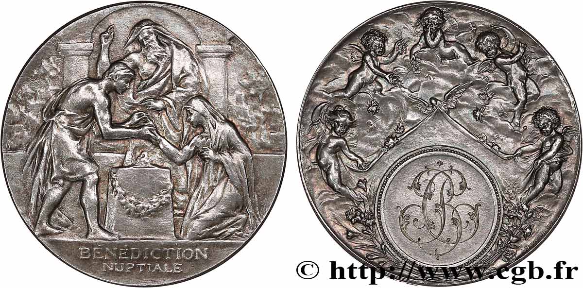 LOVE AND MARRIAGE Médaille, Bénédiction Nuptiale AU