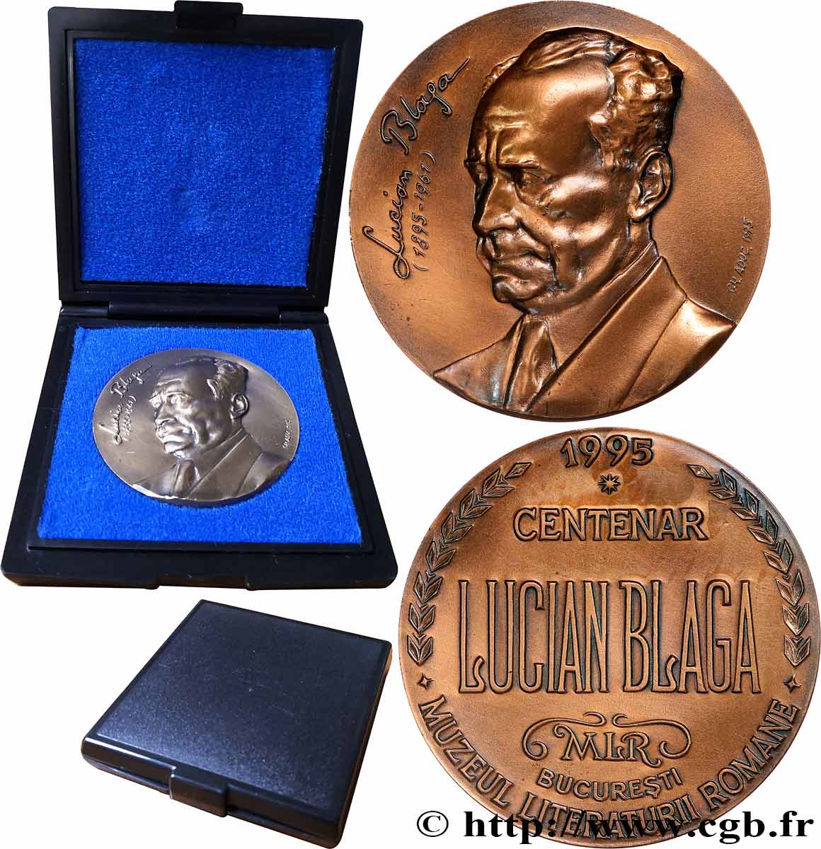 ROMANIA Médaille, Centenaire de la naissance de Lucian Blaga SPL