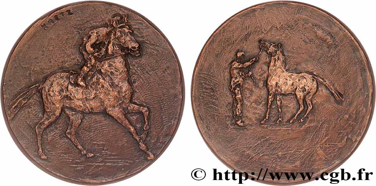 QUINTA REPUBBLICA FRANCESE Médaille, Équitation SPL