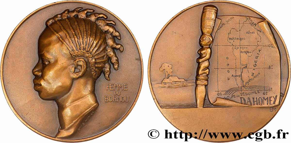 TROISIÈME RÉPUBLIQUE Médaille, Femme du Bournou TTB+