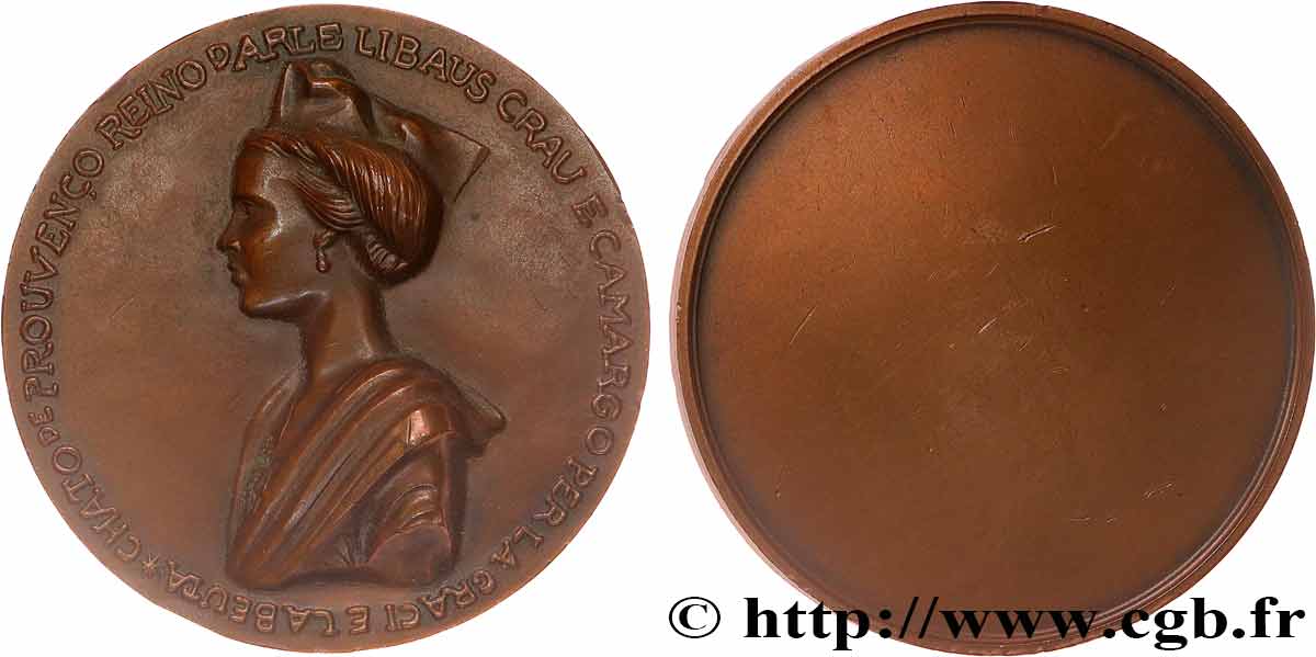 QUINTA REPUBBLICA FRANCESE Médaille, Reine de Provence BB