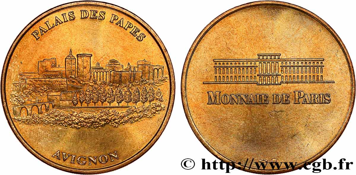 MÉDAILLES TOURISTIQUES Médaille touristique, Palais des Papes, Avigon SUP
