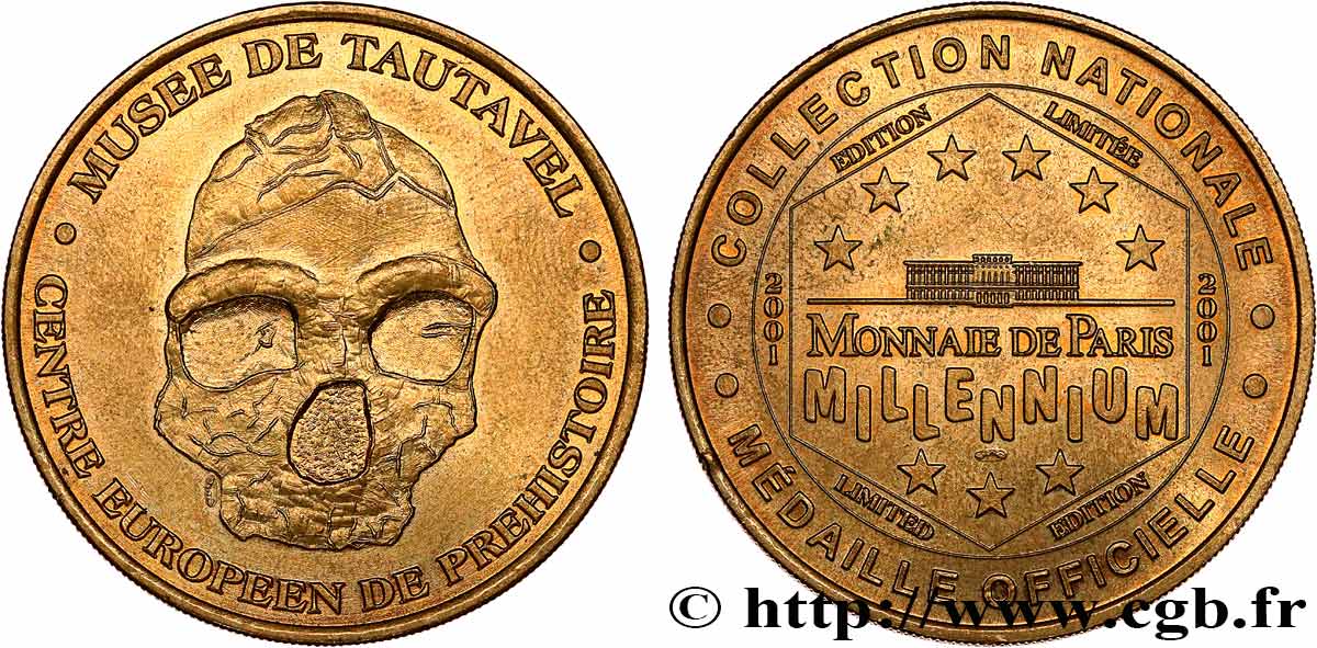 TOURISTIC MEDALS Médaille touristique, Musée de Tautavel SPL