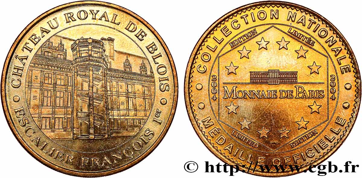 MÉDAILLES TOURISTIQUES Médaille touristique, Château royal de Blois SUP