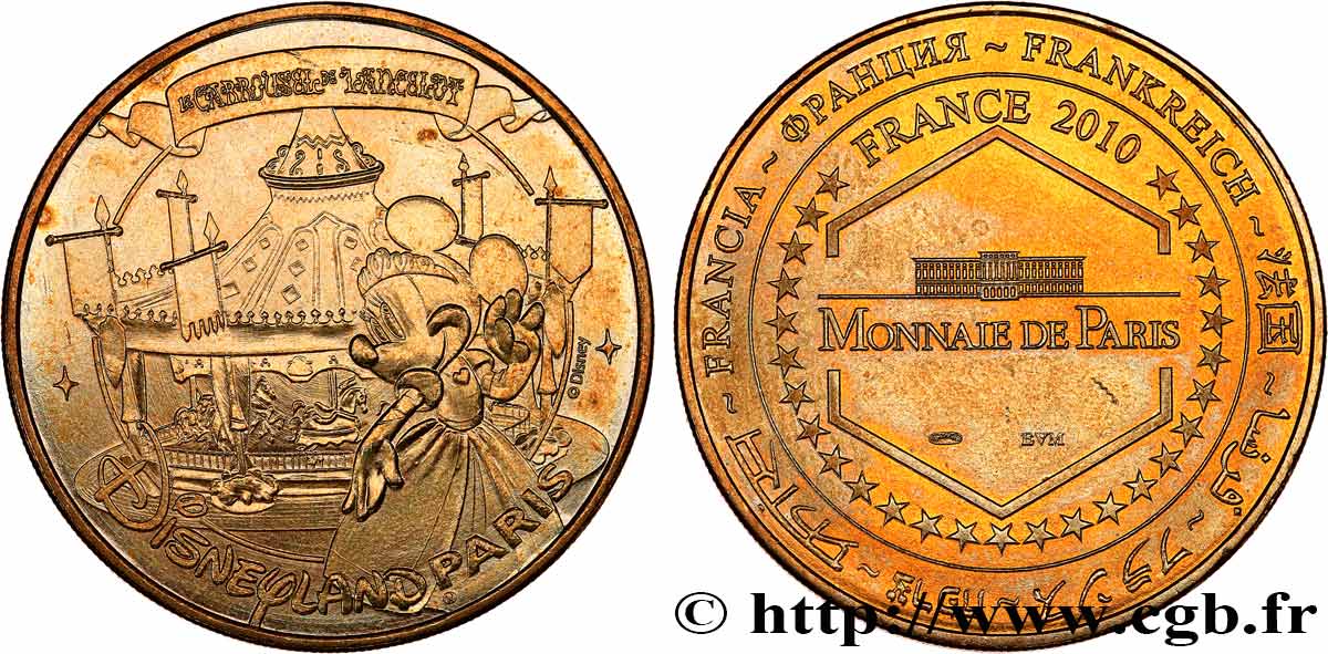 MÉDAILLES TOURISTIQUES Médaille touristique, Disneyland, Paris SUP