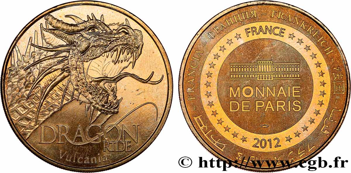 MÉDAILLES TOURISTIQUES Médaille touristique, Vulcania, Saint-Ours SUP