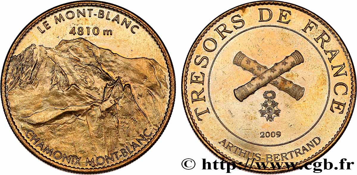 TOURISTIC MEDALS Médaille touristique,Trésors de France, Chamonix Mont-Blanc SPL