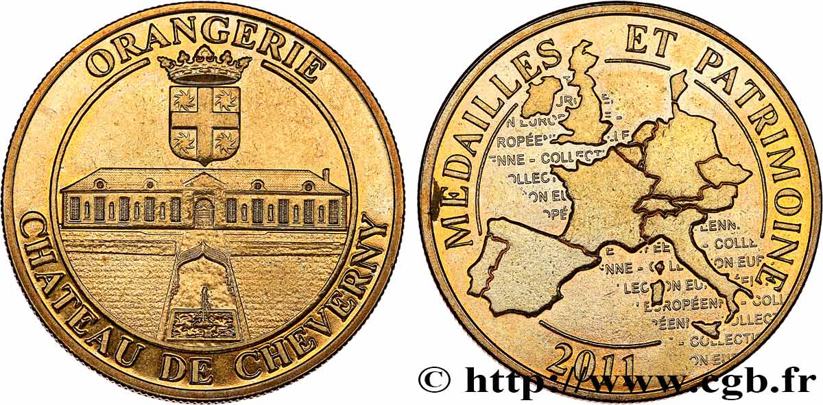 MÉDAILLES TOURISTIQUES Médaille touristique, Château de Cheverny SUP
