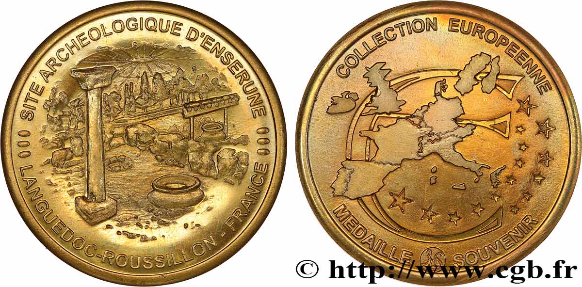 TOURISTIC MEDALS Médaille touristique, Site archéologique d’Enserune AU