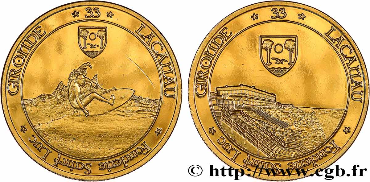 MÉDAILLES TOURISTIQUES Médaille touristique, Lacanau VZ