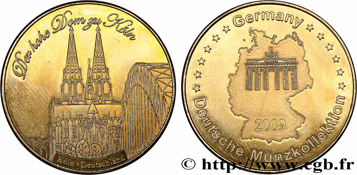 MÉDAILLES TOURISTIQUES Médaille touristique, Köln, Allemagne SUP