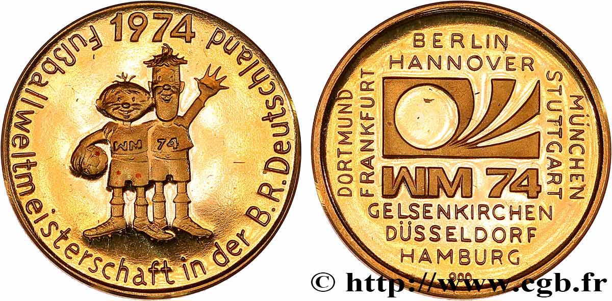 GERMANY Médaille, Championnat du monde de Football AU
