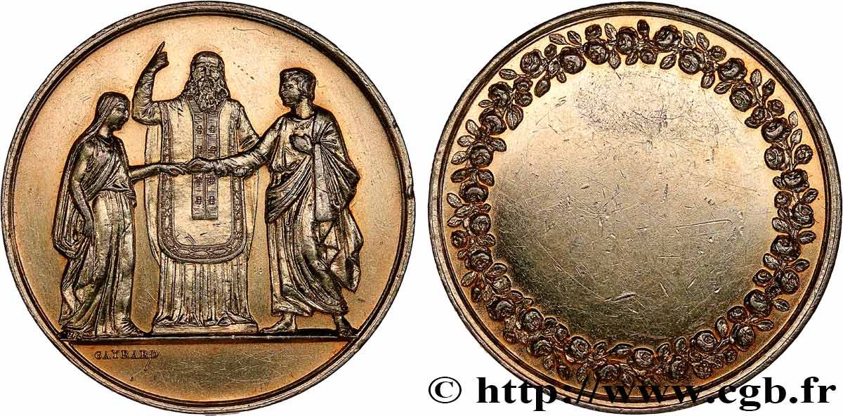LOVE AND MARRIAGE Médaille de mariage AU