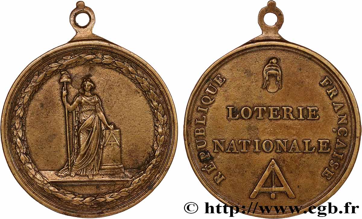 LA CONVENTION Médaille, Loterie nationale TTB