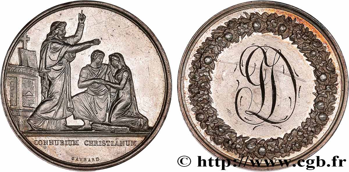 AMOUR ET MARIAGE Médaille de mariage SS/fVZ