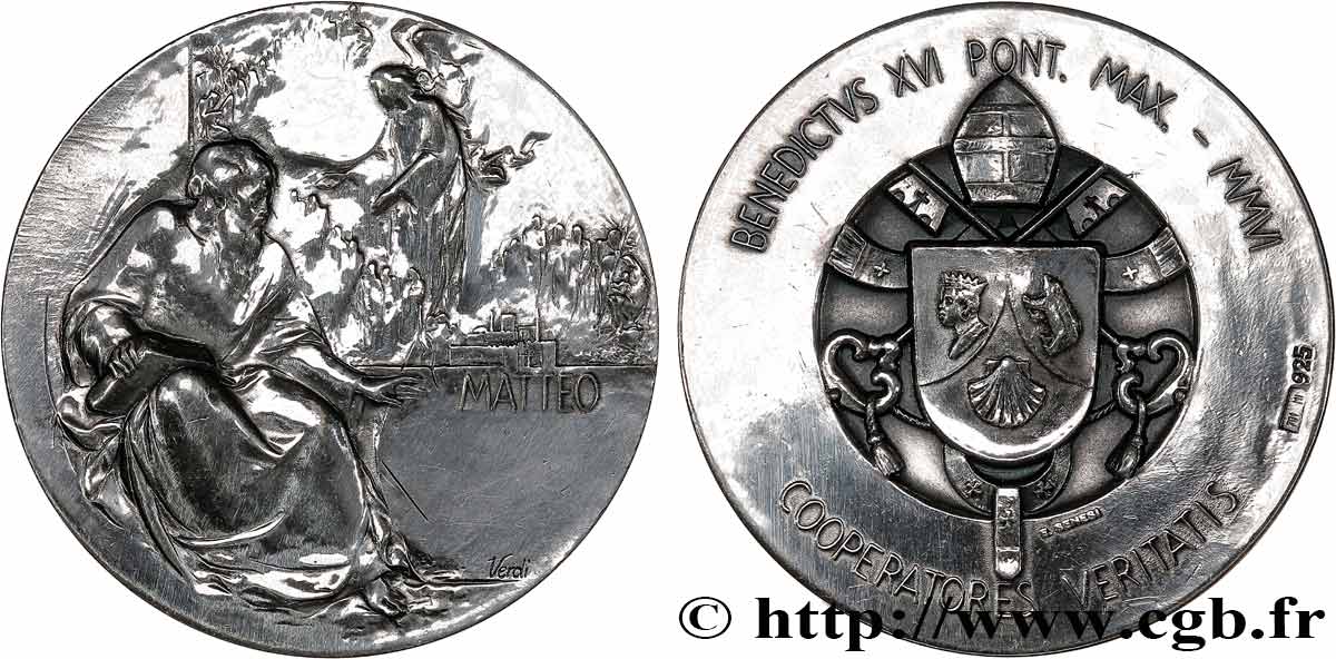 VATICAN ET ÉTATS PONTIFICAUX Médaille, Saint Matthieu TTB