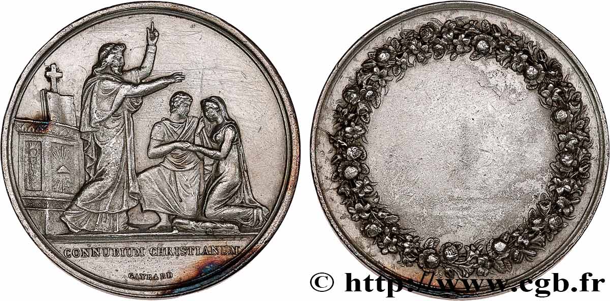 AMOUR ET MARIAGE Médaille de mariage XF