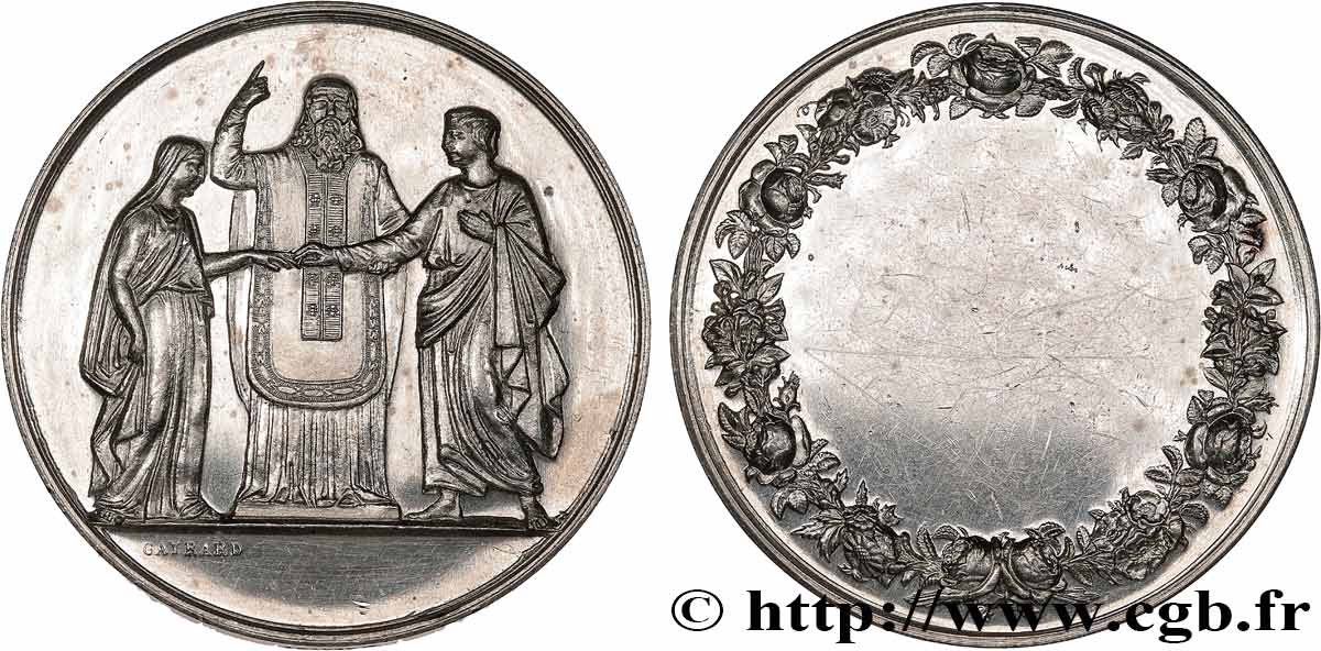 AMOUR ET MARIAGE Médaille de mariage AU