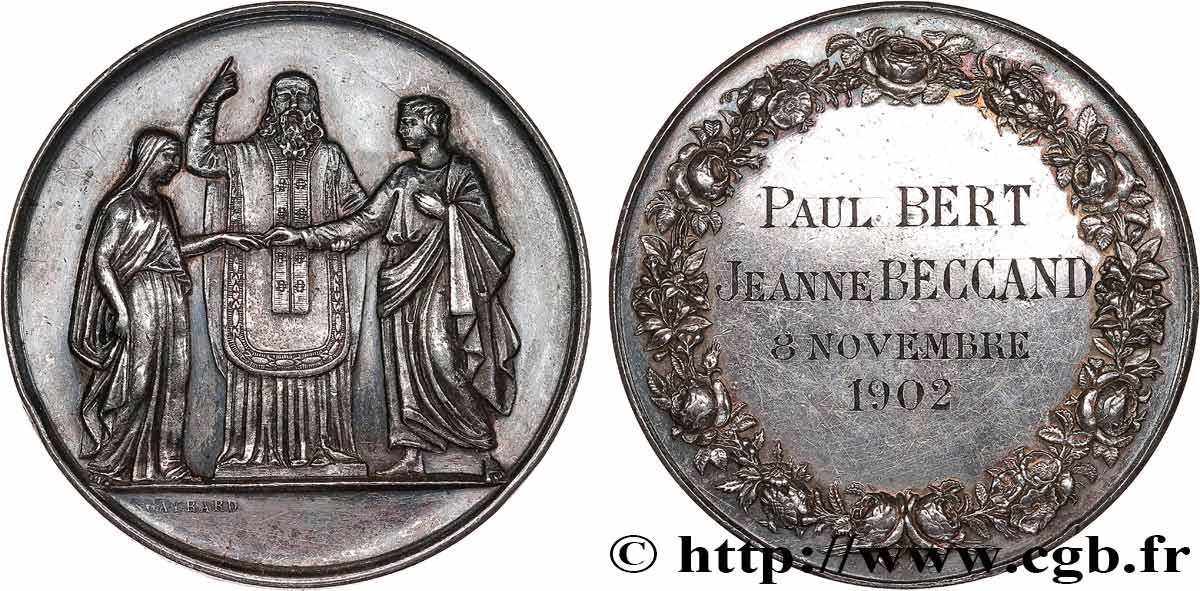 AMOUR ET MARIAGE Médaille de mariage AU