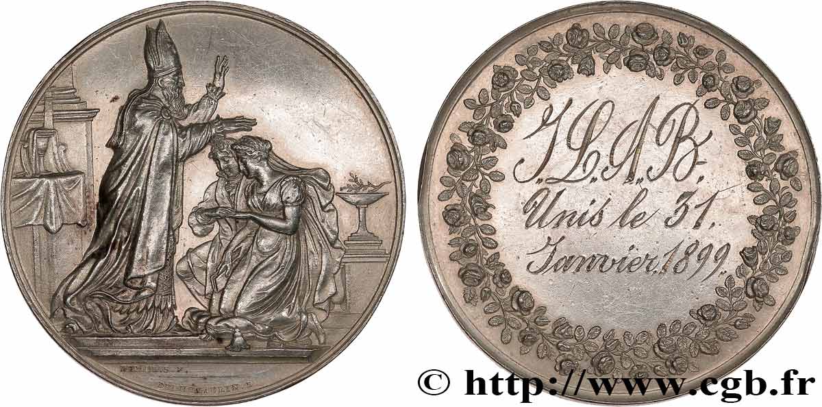 AMOUR ET MARIAGE Médaille de mariage MBC+