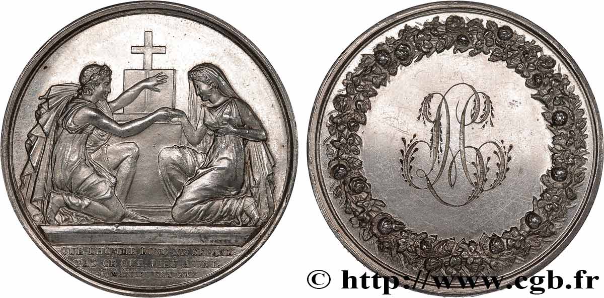 AMOUR ET MARIAGE Médaille de mariage, Evangile de St Mathieu EBC