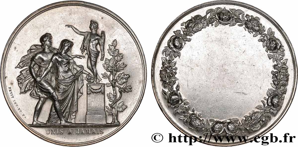 AMOUR ET MARIAGE Médaille, Unis à jamais SUP