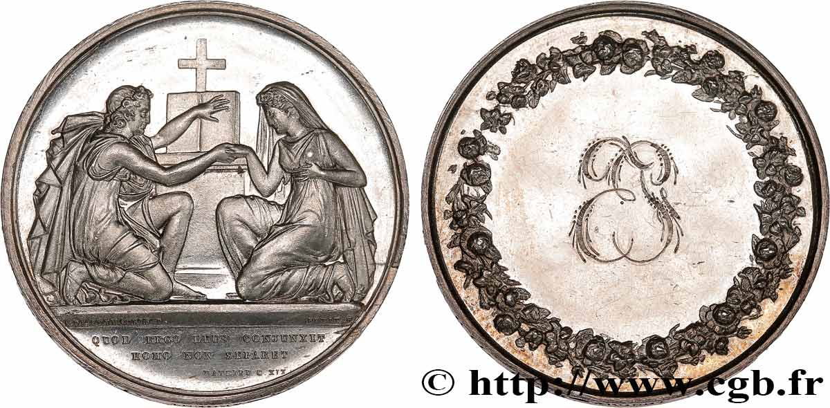 AMOUR ET MARIAGE Médaille de mariage, Evangile de St Mathieu SPL+