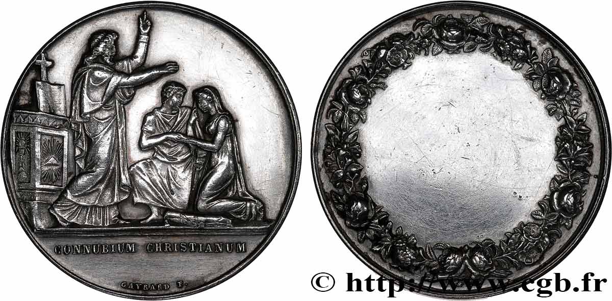 AMOUR ET MARIAGE Médaille de mariage, Connubium Christianum fVZ