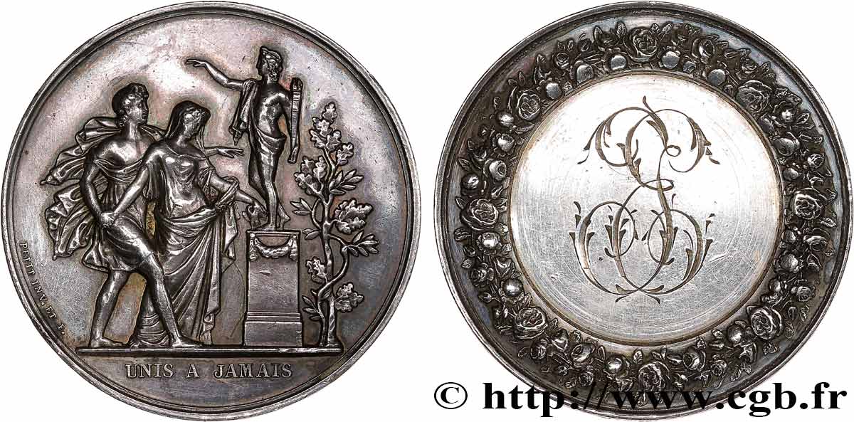 AMOUR ET MARIAGE Médaille, Unis à jamais TTB+/TTB