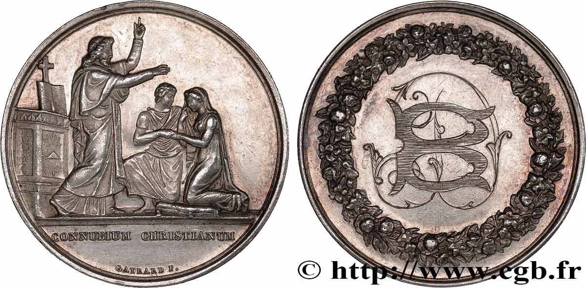 AMOUR ET MARIAGE Médaille de mariage, Connubium Christianum AU