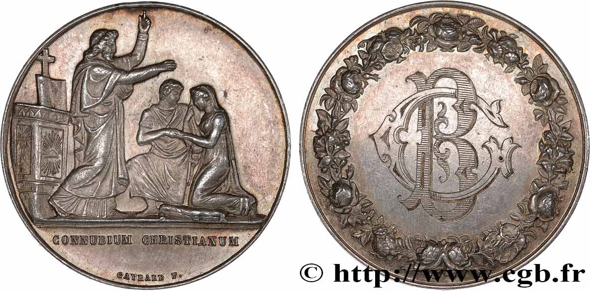 AMOUR ET MARIAGE Médaille de mariage, Connubium Christianum fVZ