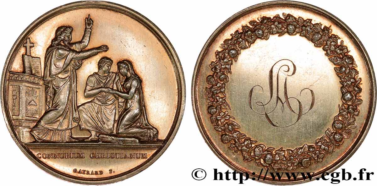 AMOUR ET MARIAGE Médaille de mariage, Connubium Christianum VZ